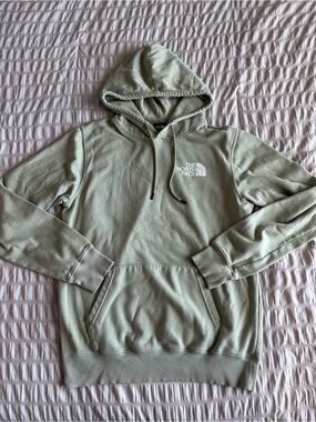 The North Face Sage Green Logo Pullover Hoodie (S)